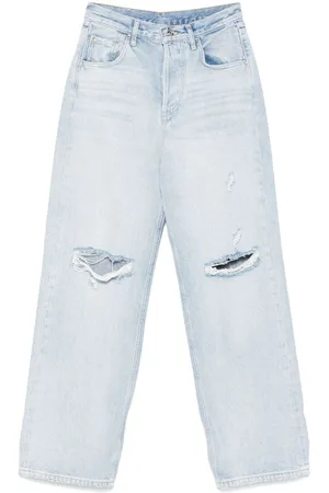 Liu Jo | Jeans in cotone in denim azzurro chiaro con stratppi | female | | 26