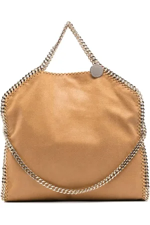 Stella McCartney | Borsa tote color caramello con dettaglio a catena | female | | UNI