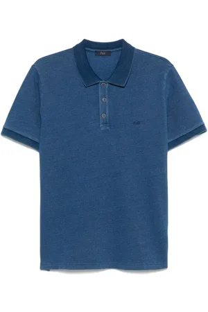 FAY | Polo a maniche corte con logo ricamato | male | | L