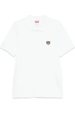 Kenzo | Polo in cotone bianca con iconica tigre | male | | L