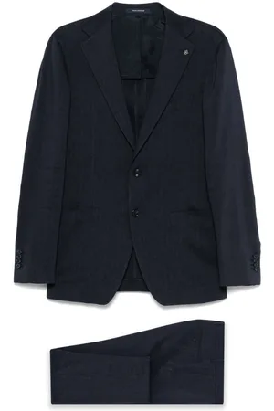 TAGLIATORE | Completo in lino e lana con giacca monopetto e pantalone | male | | 50