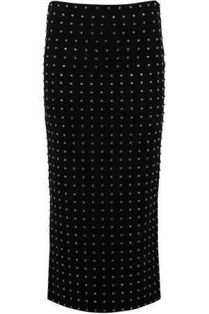 Sportmax | Gonna midi nera con strass | female | | S