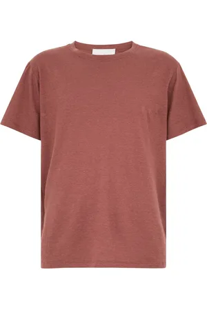 AMARANTO | T-shirt bordeaux di cotone a maniche corte | male | | L