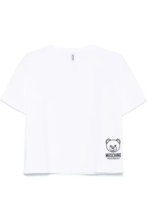 Moschino | T-shirt in misto cotone con logo | female | | L