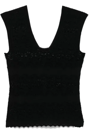 Twin-Set | Top semi-forato | female | | M