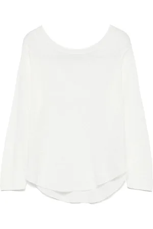 Majestic | Maglione in lino scollo rotondo | female | | 1