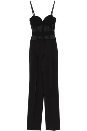 Elisabetta Franchi | Tuta elasticizzata nera | female | | 40