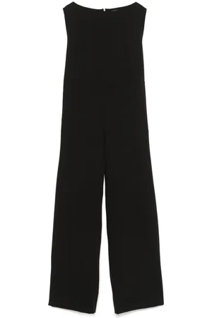 HERNO | Tuta nera senza spalline con fiocco sul retro | female | | 40