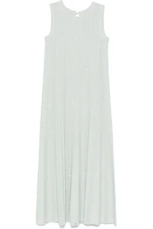 D.EXTERIOR | Abito lungo senza maniche effetto lurex | female | | M