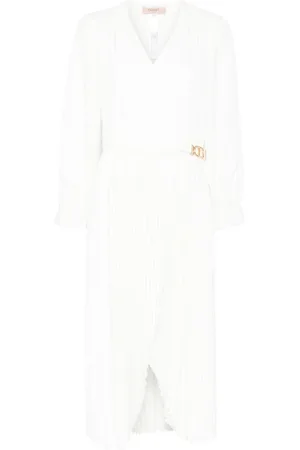 Twin-Set | Abito midi con plissè | female | | 42