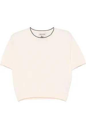 SEMICOUTURE | Maglia in cotone con maniche corte | female | | L