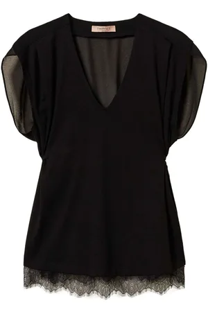 Twin-Set | Top in misto cotone | female | | 40