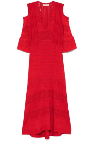 Twin-Set | Abito midi traforato | female | | M