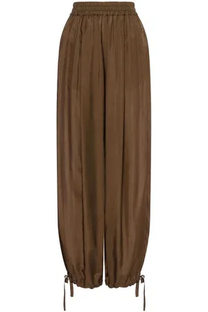 Serafini | Pantaloni morbidi in seta con elastico | female | | M