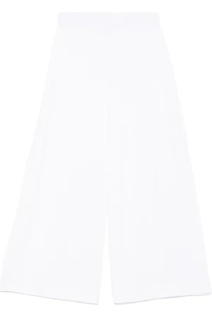 D.EXTERIOR | Pantaloni bianchi con elastico in vita | female | | L
