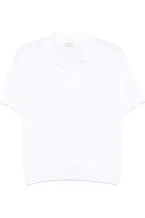 PESERICO SIGN | Polo in tricot in filato di puro cotone crepe | female | | 46