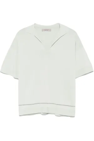 D.EXTERIOR | Polo chiaro con piccoli spacchi laterali | female | | L