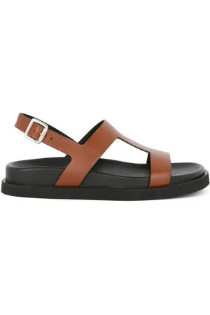Guglielmo Rotta | Sandali in pelle di vitello marroni | female | | 36