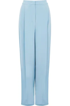 Max Mara | Pantaloni con pince azzurri | female | | 44