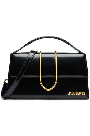 Jacquemus | Borsa a mano nera in pelle di vitello 