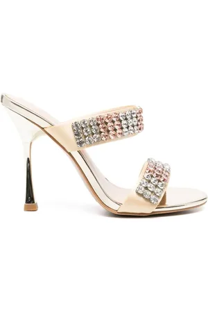 Liu Jo | Mules con tacco color con strass | female | | 37