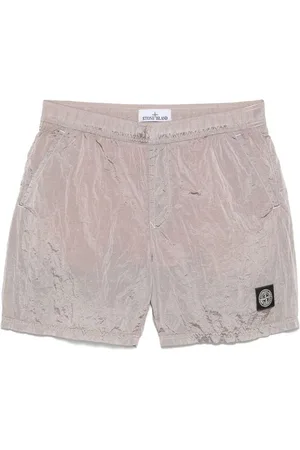 Stone Island | Costume mare grigio con logo | male | | S
