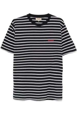 Woolrich | T-shirt in cotone a righe | male | | L