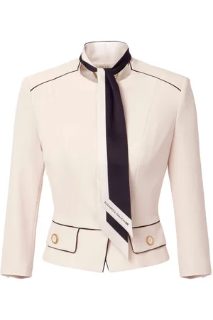 Elisabetta Franchi | Blazer color burro con dettaglio di tasche finte | female | | 42