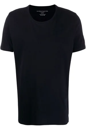 Majestic | T-shirt in cotone navy girocollo | male | | L