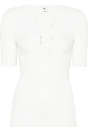 Elisabetta Franchi | Top con allacciatura incrociata sul davanti | female | | 38