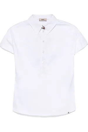 HERNO | Polo in cotone con colletto classico | female | | 40