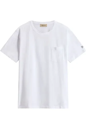 Woolrich | T-shirt in cotone bianca con tasca sul petto | male | | L