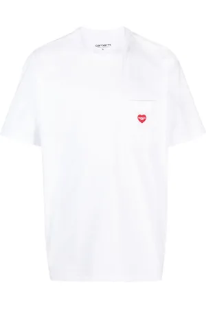 Carhartt | T-shirt in cotone con tasca e logo cuore | male | | L