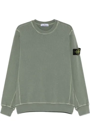 Stone Island | Felpa in cotone oliva | male | | L