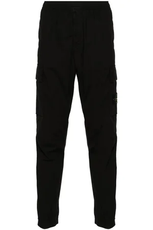 Stone Island | Pantaloni sportivi in cotone elasticizzato con logo | male | | 31