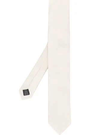 Dolce & Gabbana | Cravatta classica in seta bianca | male | | UNI