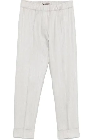 D.EXTERIOR | Pantaloni grigi chiari con elastico in vita | female | | 46