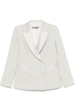 D.EXTERIOR | Blazer chiaro doppiopetto | female | | 42