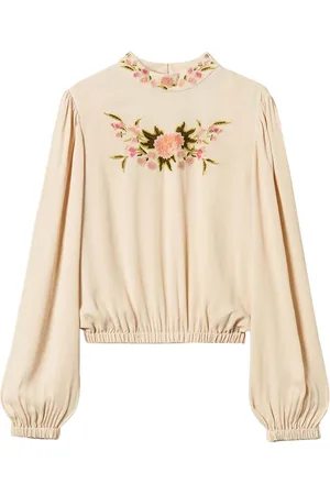 Twin-Set | Blusa con motivo floreale ricamato | female | | 40