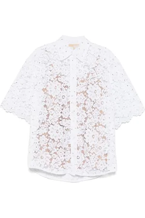 Michael Kors | Camicia bianca in pizzo | female | | L