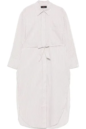 Peuterey | Camicia lunga in cotone a righe | female | | M