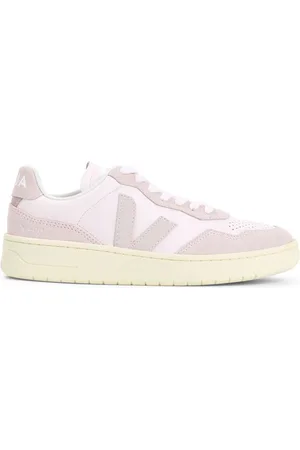 Veja | Sneakers bianche e rosa in pelle | female | | 36