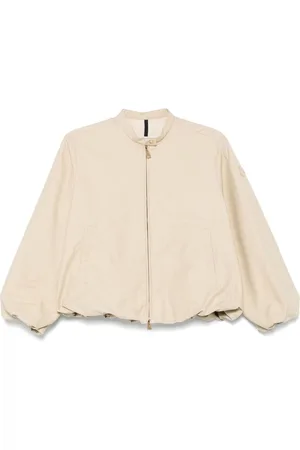 Moncler | Giacca in misto cotone chiaro | female | | 1
