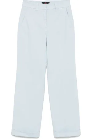 Peuterey | Pantaloni in cotone misto azzurro | female | | 40