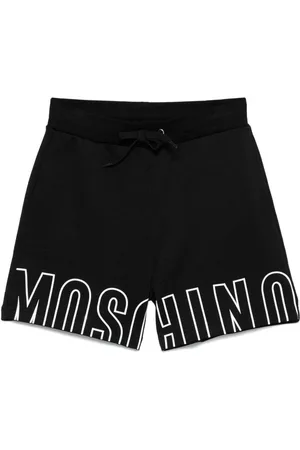 Moschino | Shorts neri con stampa | male | | L