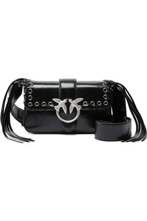 Pinko | Borsa a spalla in pelle nera 
