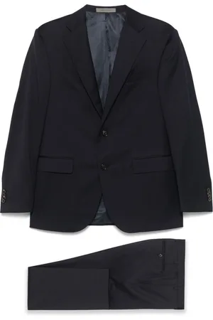 corneliani | Abito monopetto navy in pura lana vergine | male | | 48