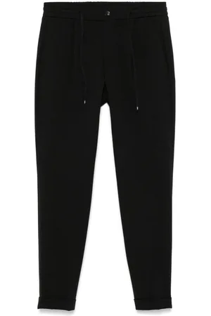 MICHAEL COAL | Pantaloni neri in misto cotone con coulisse | male | | 31