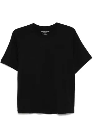 Majestic | T-shirt nera girocollo | female | | 1