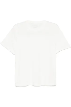 Majestic | T-shirt bianca girocollo | female | | 1